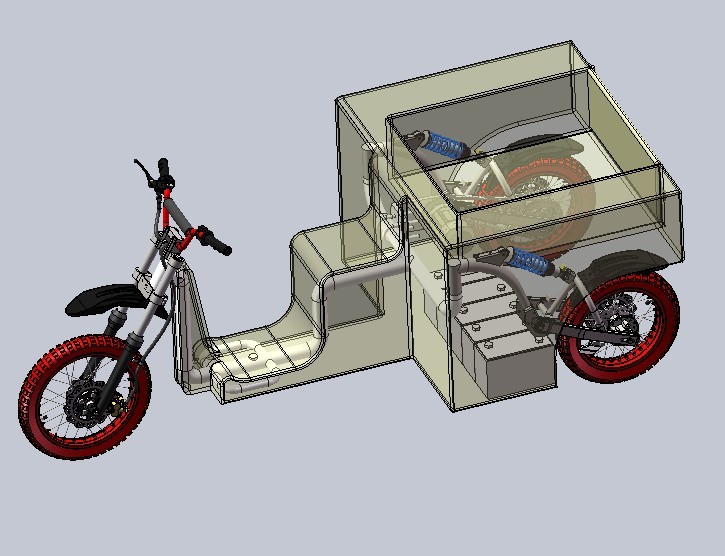 电动三轮车设计【三维SW模型+CAD图纸+说明书】